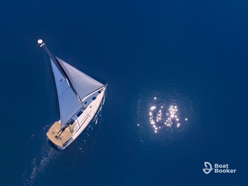 Sailing yacht moored along the Adriatic coastline near Dubrovnik